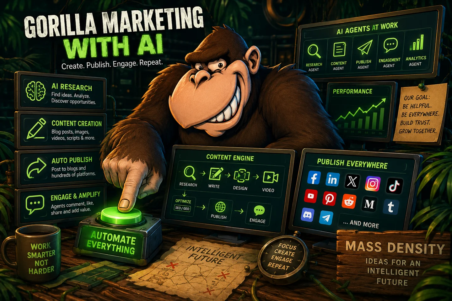 AI & Automation campaign illustration